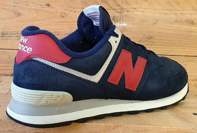 New Balance Classics 574 Low Suede Trainers UK10/US10.5/EU44.5 ML574PN2 Navy