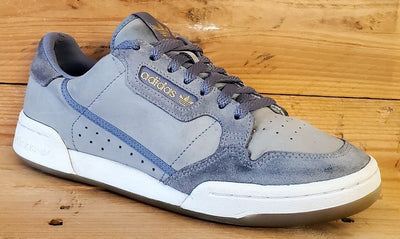 Adidas Continental 80 Low leather Trainers UK6.5/US8/EU40 EH2623 Grey/White