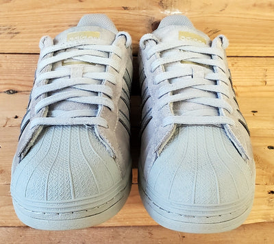Adidas Superstar Low Suede Trainers UK9/US9.5/EU43 FY2321 Triple Grey