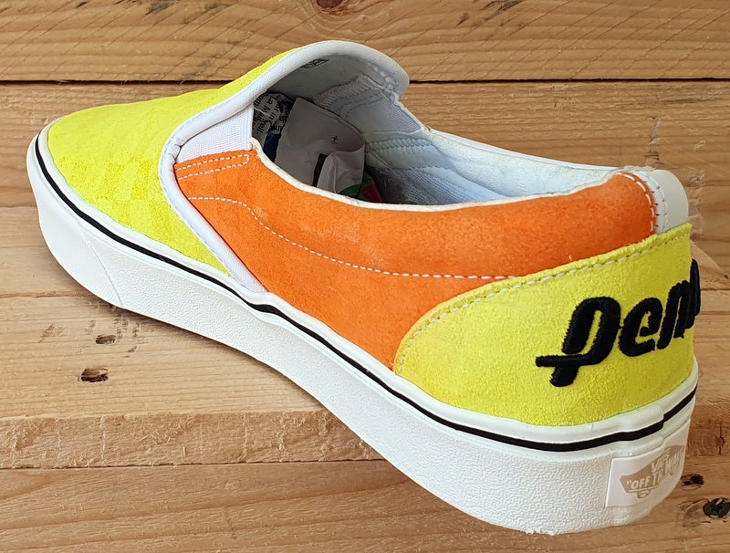 Vans Comfy Cush x Penn Low Suede Trainers UK8/US9/EU42 721356 Yellow/Orange