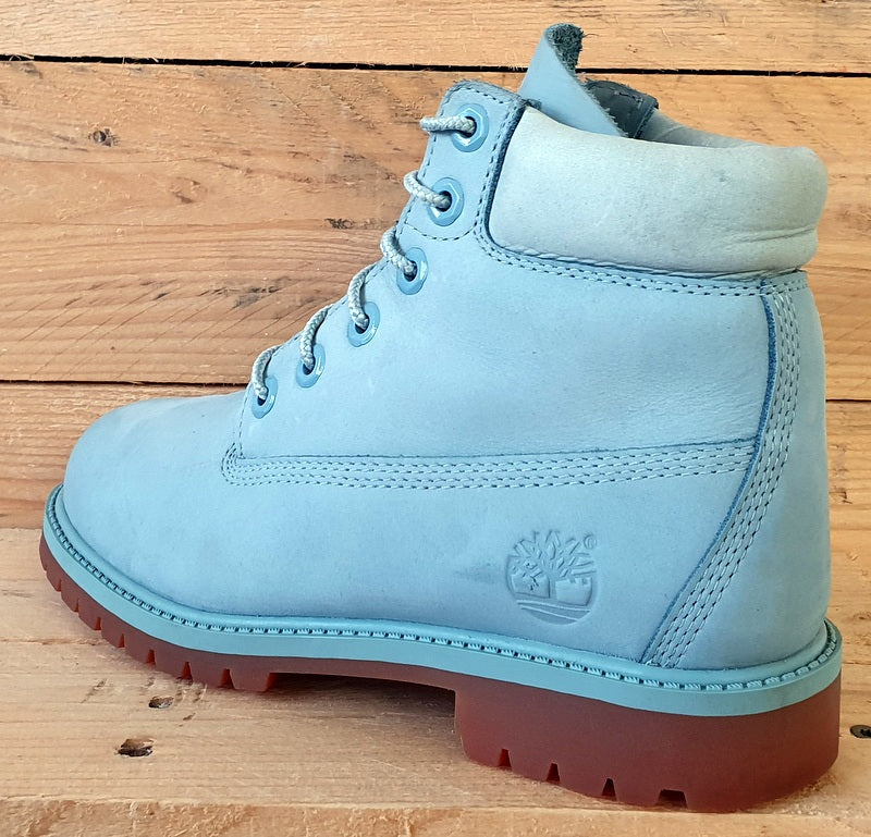 Timberland Premium High Suede Boots UK4/US4.5/EU37 A1KQ4 Stone Blue