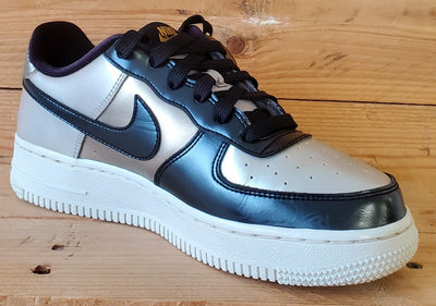 Nike Air Force 1 Metallic Trainers UK4.5/US5Y/EU37.5 849345-003 Cool Grey/Black