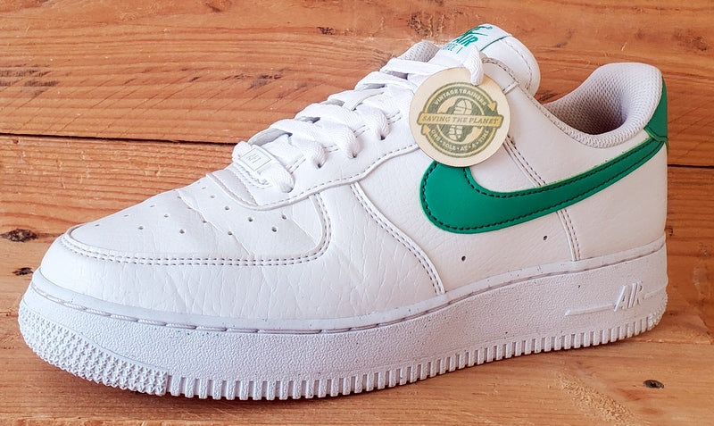 Nike Air Force 1 Low Leather Trainers UK5.5/US8/EU39 DV3808-108 White/Green