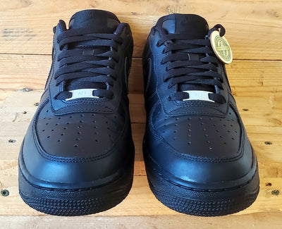 Nike Air Force 1 Low Leather Trainers UK8/US9/EU42.5 315122-001 Triple Black