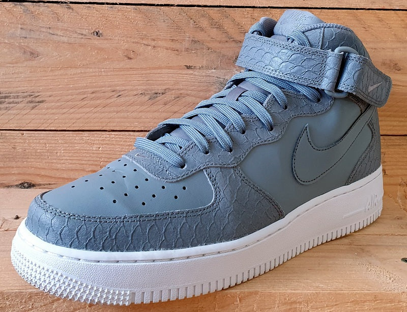 Nike Air Force 1 LV8 Leather Trainers UK9/US10/EU44 804609-004 Cool Grey Snake