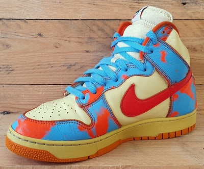 Nike Dunk High 1985 Trainers UK8.5/US9.5/EU43 DD9404-800 Acid Wash Blue Orange