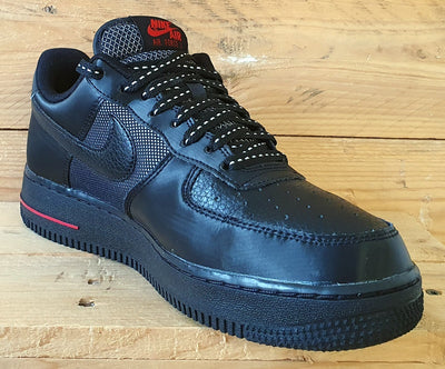 Nike Air Force 1 Leather Trainers UK6.5/US7.5/EU40.5 DO6389-001 Black Ballistic