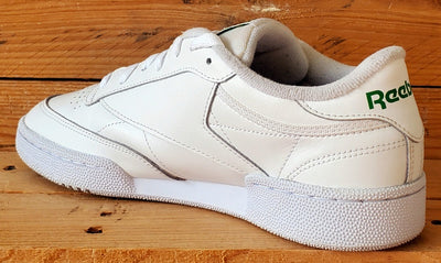 Reebok Club C 85 Low Leather Trainers UK7/US8/EU40.5 AR0456 White/Green