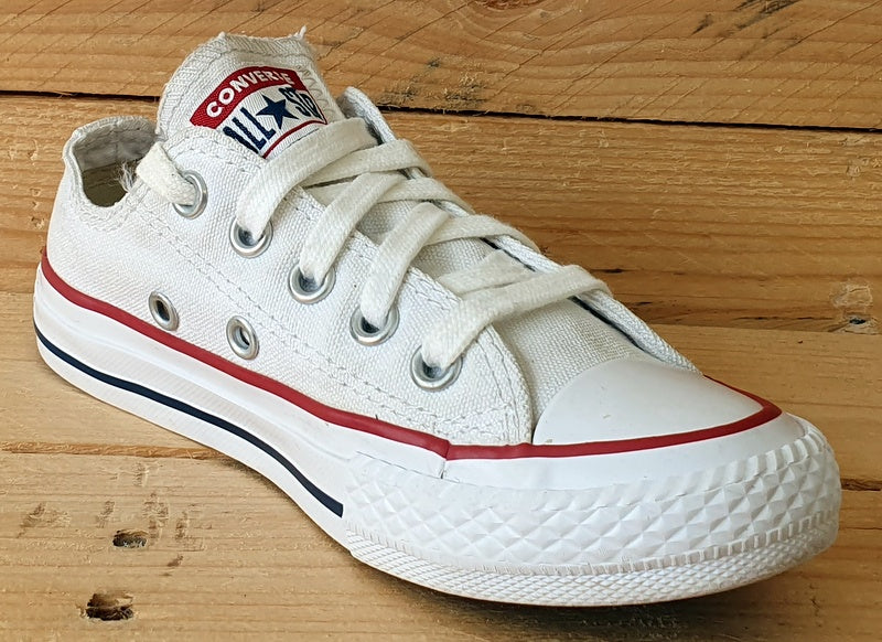 Converse Chuck Taylor All Star Low Kids Trainers UK10/US10.5/EU27 3J256C White