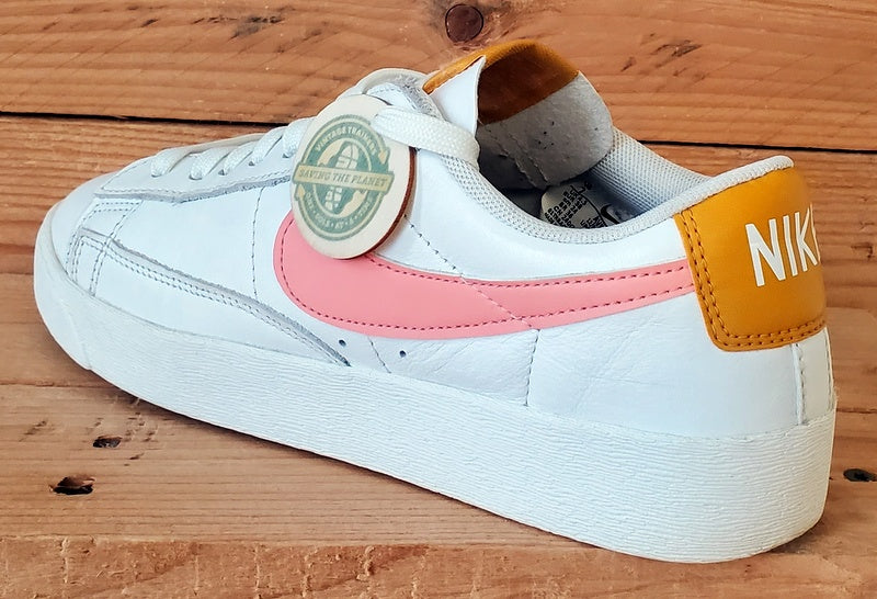 Nike Blazer Leather Trainers UK4.5/US7/EU38 AV9370-112 Summit White/Pink Quartz