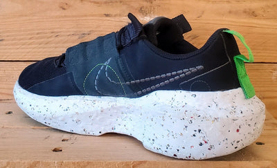 Nike Crater Impact Low Textile Trainers UK7.5/US8.5/EU42 DB2477-001 Black/White
