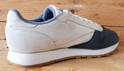 Reebok Classic Low Leather Trainers UK7.5/US8.5/EU41 BS5080 Grey/White/Gum