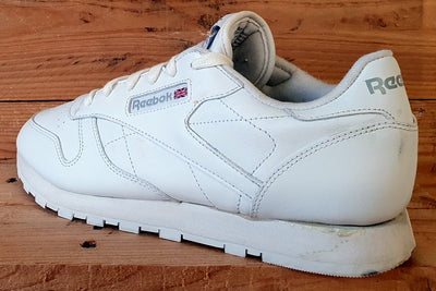 Reebok Classic Low Leather Trainers UK9/US11.5/EU43 059503 White/Grey/Red