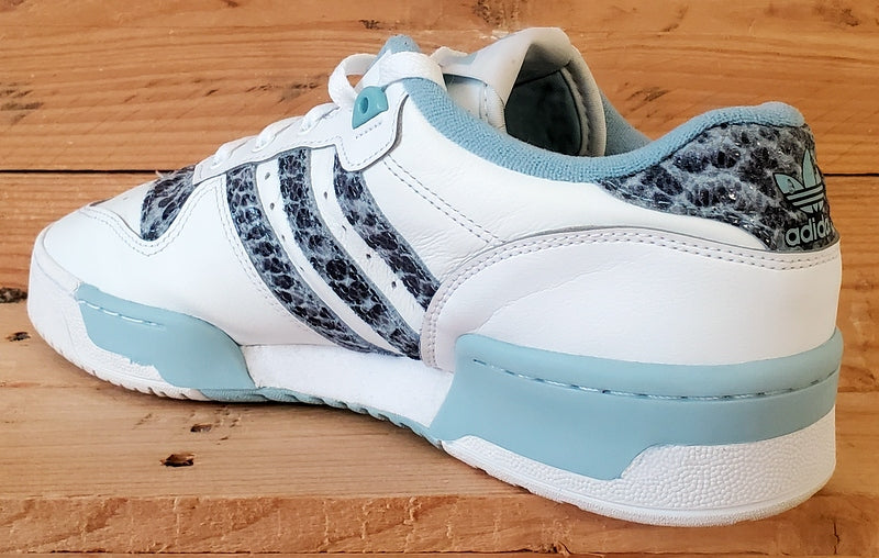 Adidas Rivalry Low Leather Trainers UK10/US10.5/EU44.5 EG7636 White/Ash Grey