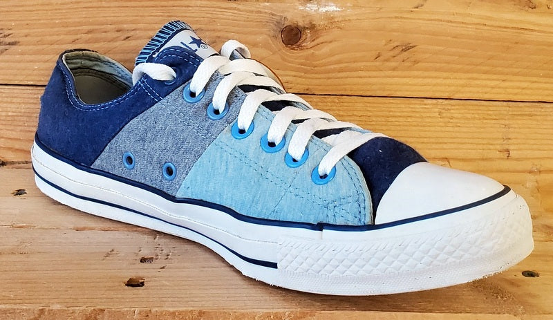 Converse All Star Low Canvas Trainers UK9/US9/EU42.5 106855 Blue/White/Grey