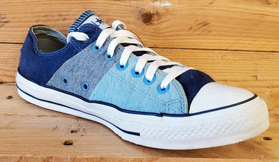 Converse All Star Low Canvas Trainers UK9/US9/EU42.5 106855 Blue/White/Grey