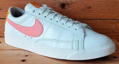 Nike Blazer Low Leather Trainers UK7.5/US10/EU42 AV9370-112 White/Pink Quartz