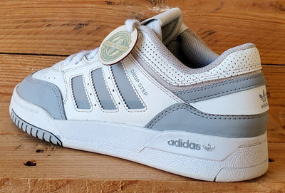 Adidas Drop Step Low Leather Trainers UK5/US5.5/EU38 IG1054 White/Grey