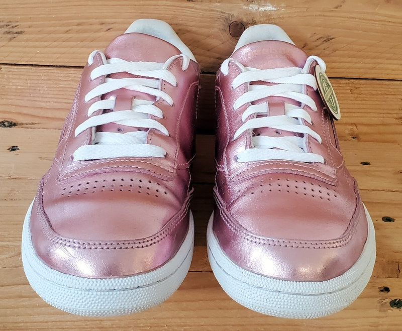 Reebok Club C 85 Low Leather Trainers UK6/US8.5/EU39 CN0512 Pink Shine/White