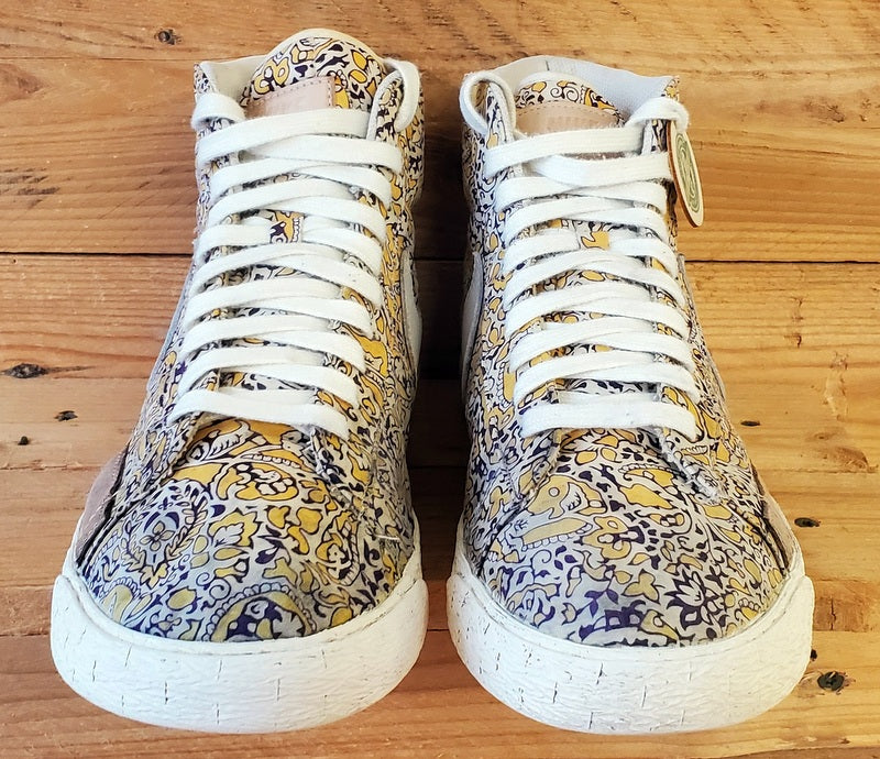 Nike Blazer Liberty Mid Textile Trainers UK9/US11.5/EU44 529037-700 Yellow/White