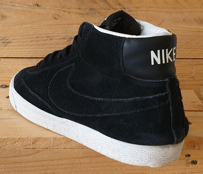 Nike Blazer Mid Suede Trainers UK12/US13/EU47.5 371761-027 Black/White