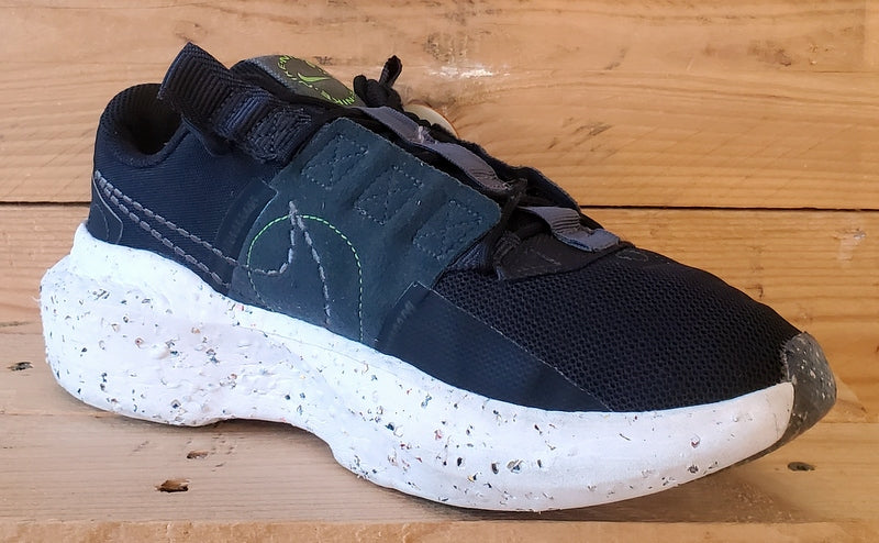 Nike Crater Impact Low Textile Trainers UK7.5/US8.5/EU42 DB2477-001 Black/White