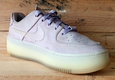 Nike Air Force 1 Sage LX Low Suede Trainers UK4.5/US7/E38 AR5409-500 Violet Mist