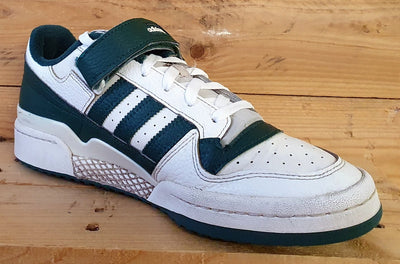 Adidas Originals Forum Low Leather Trainers UK9/UK9.5/EU43 GY5835 White/Green