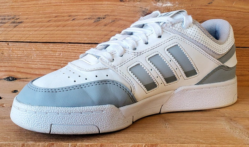 Adidas Drop Step Low Leather Trainers UK5/US5.5/EU38 IG1054 White/Grey