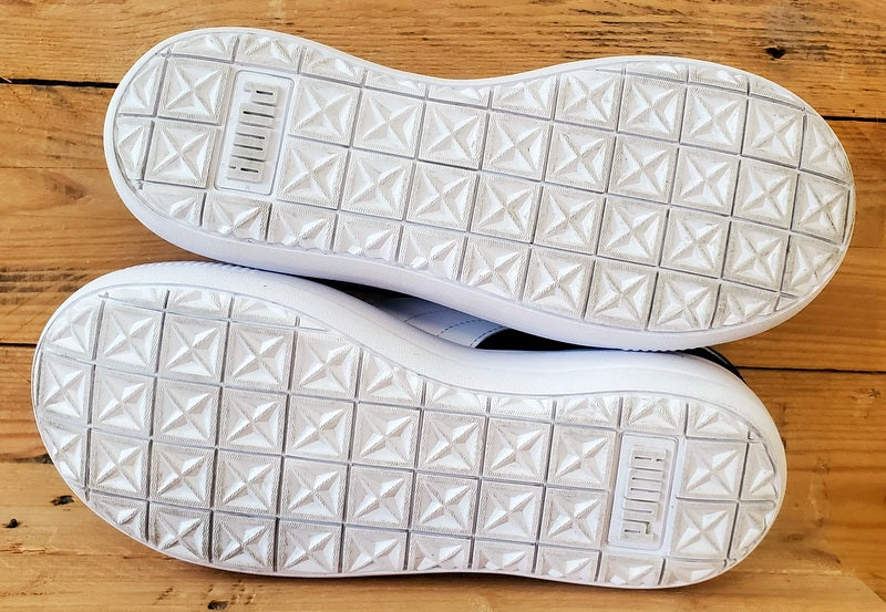 Puma Suede Mayu Low Trainers UK4.5/US7/EU37.5 380686-02 Black/White