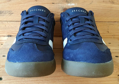 Sketchers Zinger Scobie Low Leather/Suede Trainers UK7/US8/EU41 SN 52322 Navy