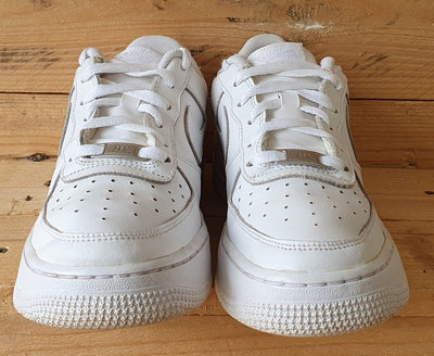 Nike Air Force 1 Low Leather Trainers UK5.5/US6Y/EU38.5 314192-117 Triple White