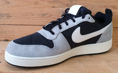 Nike Court Borough Premium Low Suede Trainers UK9/US10/E44 844881-005 Black/Sail