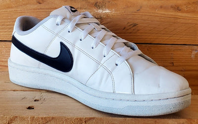 Nike Court Royale Low Leather Trainers UK9/US10/EU44 DH3160-101 White/Black
