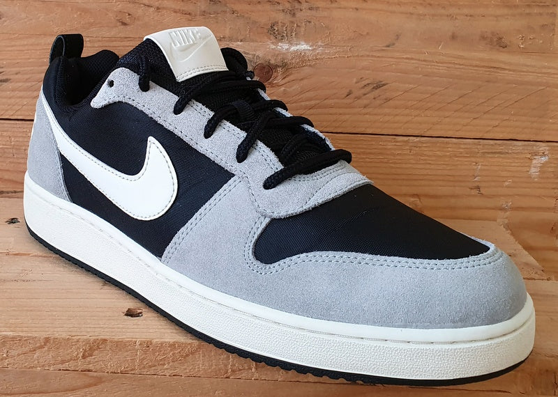 Nike Court Borough Premium Low Suede Trainers UK9/US10/E44 844881-005 Black/Sail