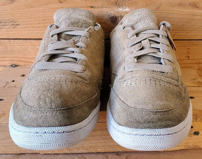 Reebok Club C 85 Low Suede Trainers UK10/US11/EU44.5 BD1897 Oatmeal Driftwood