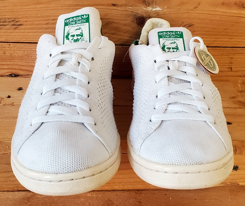Adidas Stan Smith Low Primeknit Trainers UK10/US10.5/EU44.5 S75146 White/Green