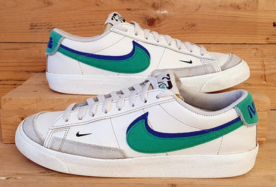 Nike Blazer Low 77 Double Swoosh Trainers UK8/US9/EU42.5 DO9777-001 Cream/Green