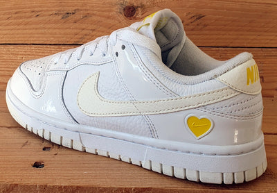 Nike Dunk Low Valentines Day Trainers UK3/US5.5/EU36 FD0803-100 Yellow Heart