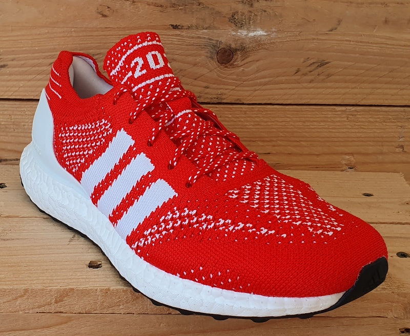 Adidas Ultra Boost DNA Prime Primeknit Trainers UK7 US7.5 E40.5 FV6053 Red White VintageTrainers