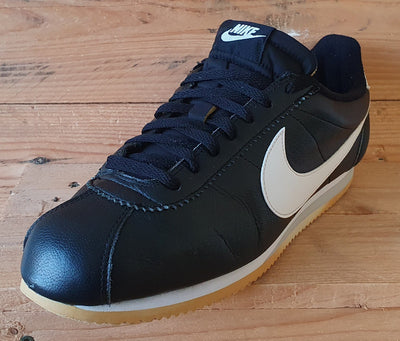 Nike Cortez Premium Low Leather Trainers UK10.5/US11.5/EU45.5 807480-010 Black