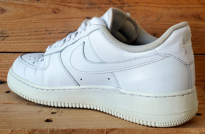 Nike Air Force 1 Low Leather Trainers UK8/US9/EU42.5 315122-111 Triple White