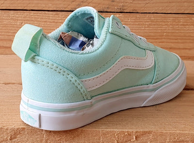 Vans Old skool OTW Glitter Toddlers Trainers 721356 Ice Green/Gum UK7/US7.5/EU24