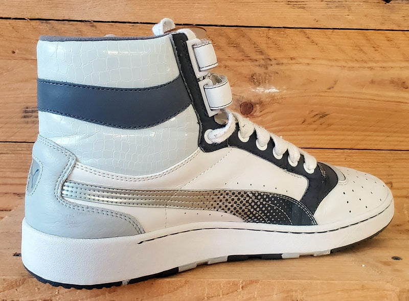 Puma Sky II Mid Leather Trainers UK9/US10/EU43 348441-05 White/Grey