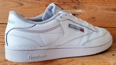 Reebok Club C 85 Low Leather Trainers UK12/US13/EU47 100000154 Triple White
