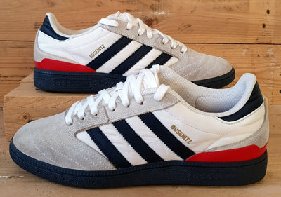 Adidas Busenitz Low Trainers UK9/US9.5/EU43 GY3650 White Collegiate Navy