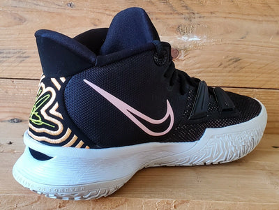 Nike Kyrie 7 Ripple Effect Mid Textile Trainers UK5/US5.5/EU38 CQ9326-005 Black