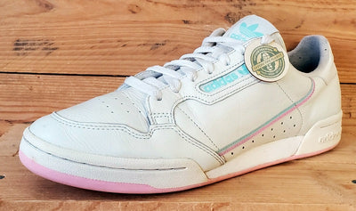Adidas Continental 80 Low Leather Trainers UK10/US10.5/EU44.5 BD7645 Off White