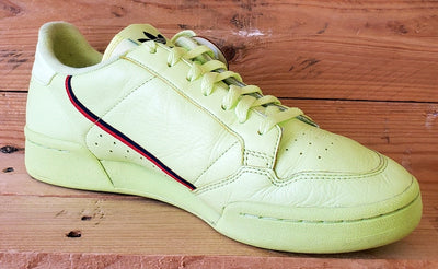 Adidas Continental 80 Leather Trainers UK11/US11.5/E46 B41675 Semi Frozen Yellow