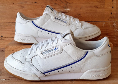 Adidas Continental 80 TFL Low Leather Trainers UK10.5/US11/EU45 EE9548 White Gum